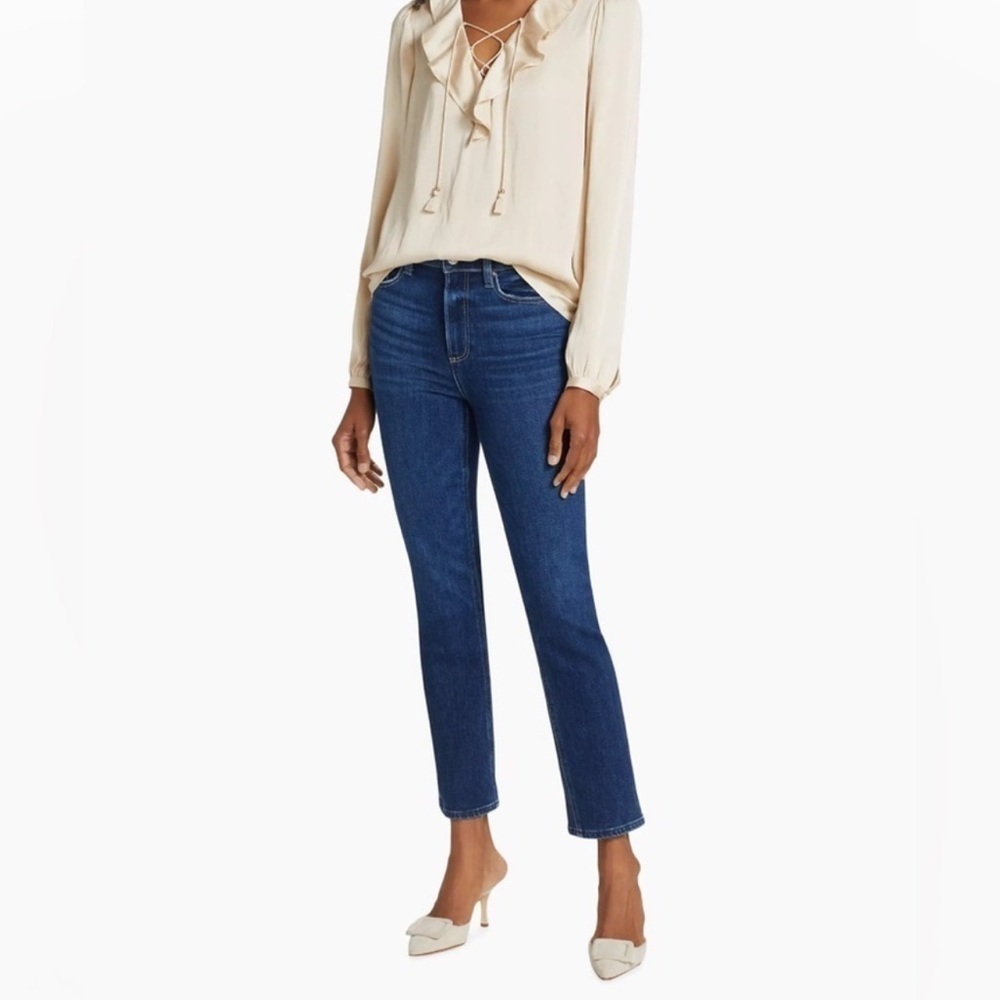 PAIGE Hoxton ankle Straight Leg Jeans Women’s 31 high Rise Blue